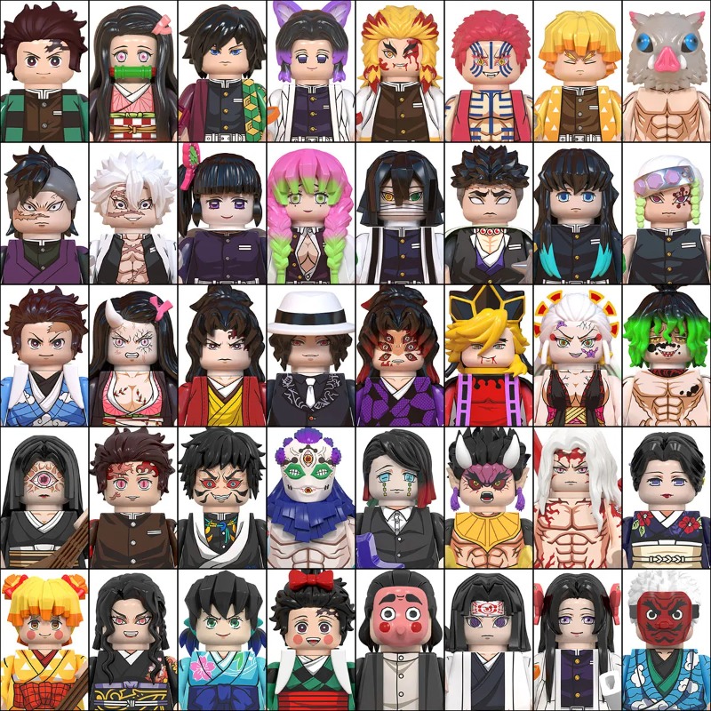 Kids Toys Kit - Demon Slayer Building Block Minifigures 50PCS