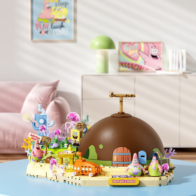 Kids Xbox Toys - Spongebob Patrick Star Rock House Building