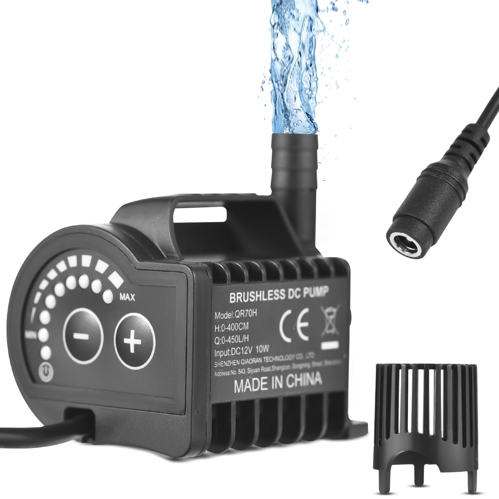 Bubble Machine Outdoor - Submersible 12V Water Pump 8 Levels