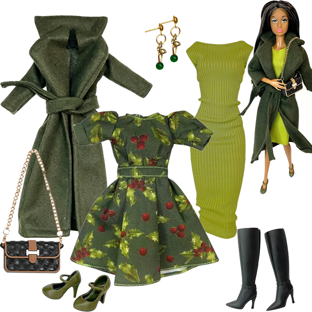 Kids Toys Kit - 1/6 Scale Doll Clothes Fashion High