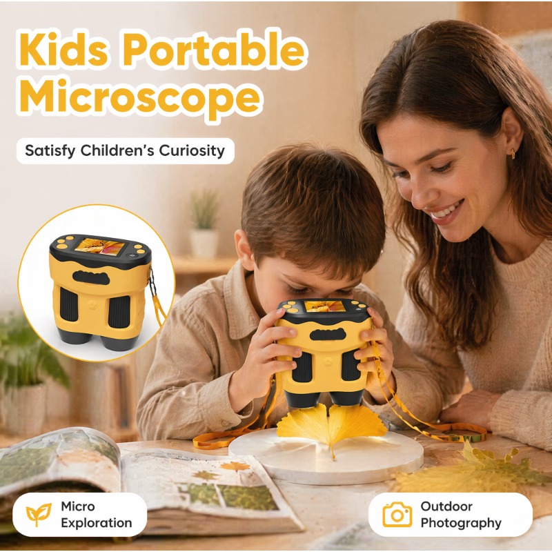 4K 1000X Microscope Camera Dig - Kids Toys Top View recension och pris