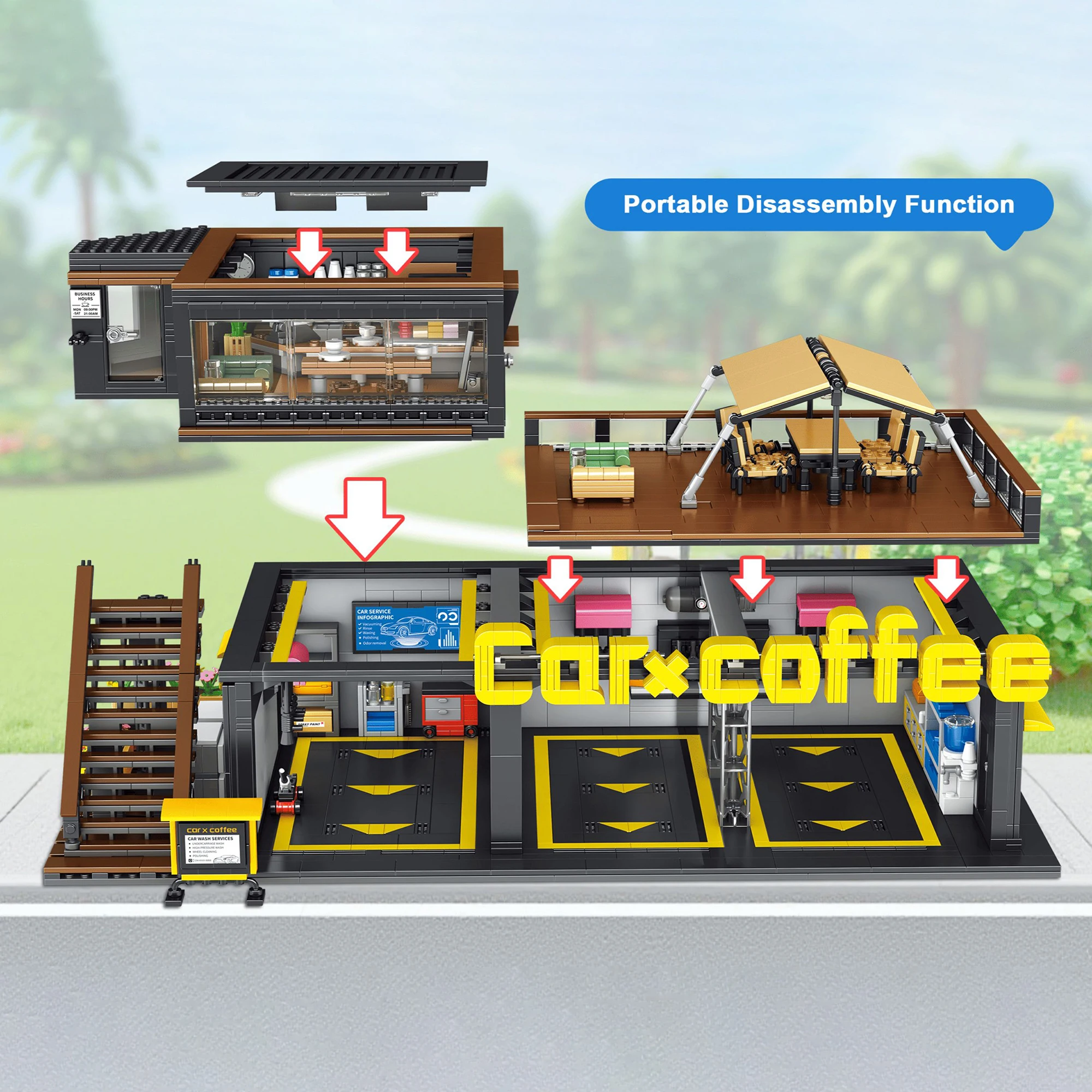 Coffee Auto Repair Shop Coffee - Kids Toys Store recension och pris