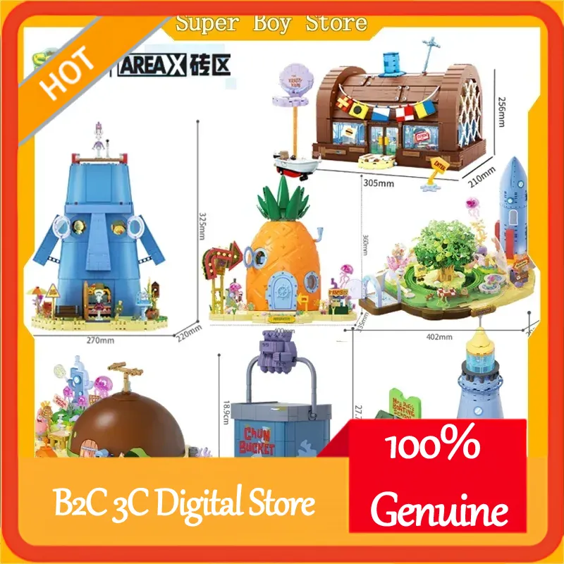Areax Spongebob Bikini Bottom  - Kids Xbox Toys recension och pris
