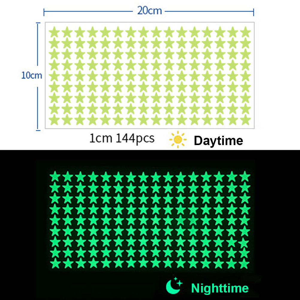 Glow In The Dark 3D Stars Moon - Glow In Dark Stars recension och pris
