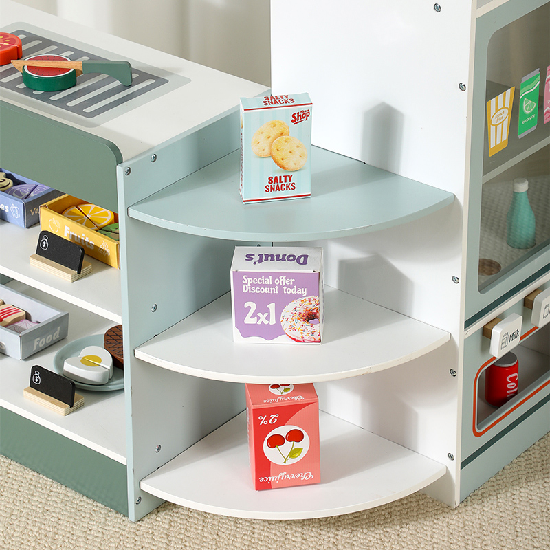 Kids Wooden Grocery Store Play - Kids Toys Store recension och pris