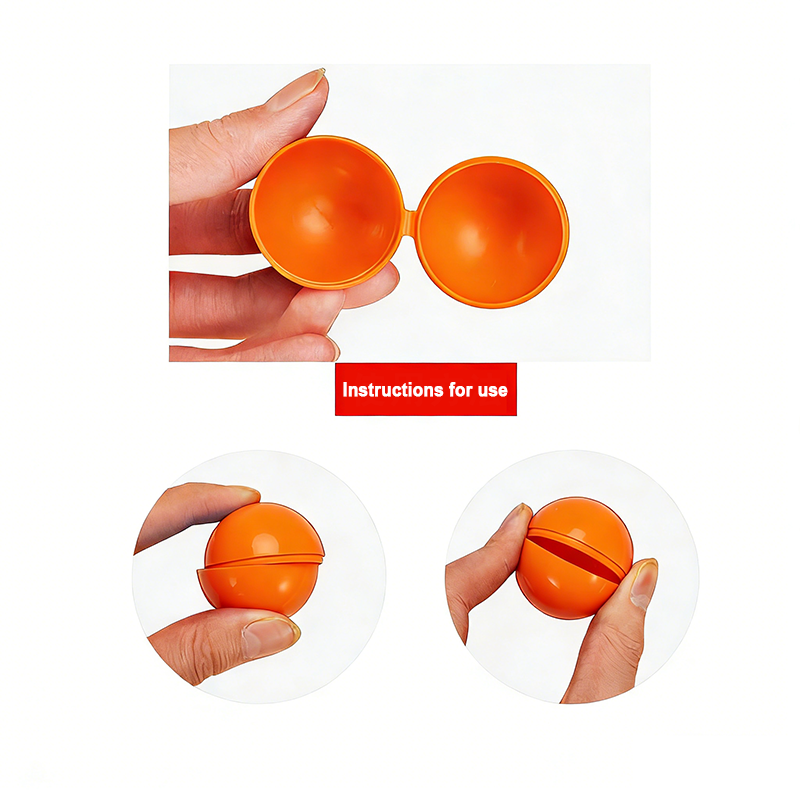 100-500Pcs 4CM Orange Plastic  - Kids Toys Vending Machine recension och pris