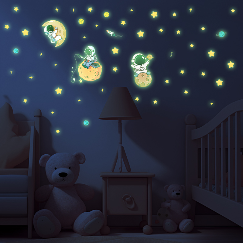 Astronaut Moon Theme Luminous  - Glow In Dark Stars recension och pris