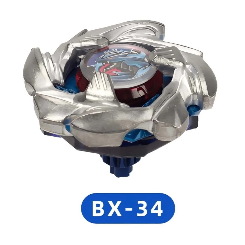 BX-34 Silver Blue Cobalt Drago - Spin Top Gyro Toy recension och pris