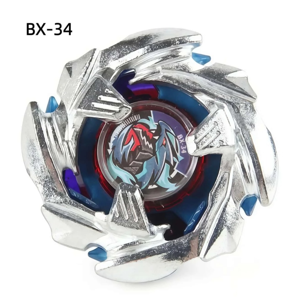 BX-34 Silver Blue Cobalt Drago - Spin Top Gyro Toy recension och pris