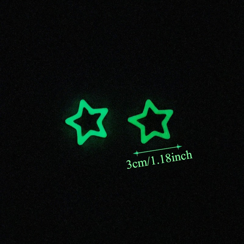 10pcs Colorful Glow in The Dar - Glow In Dark Stars recension och pris
