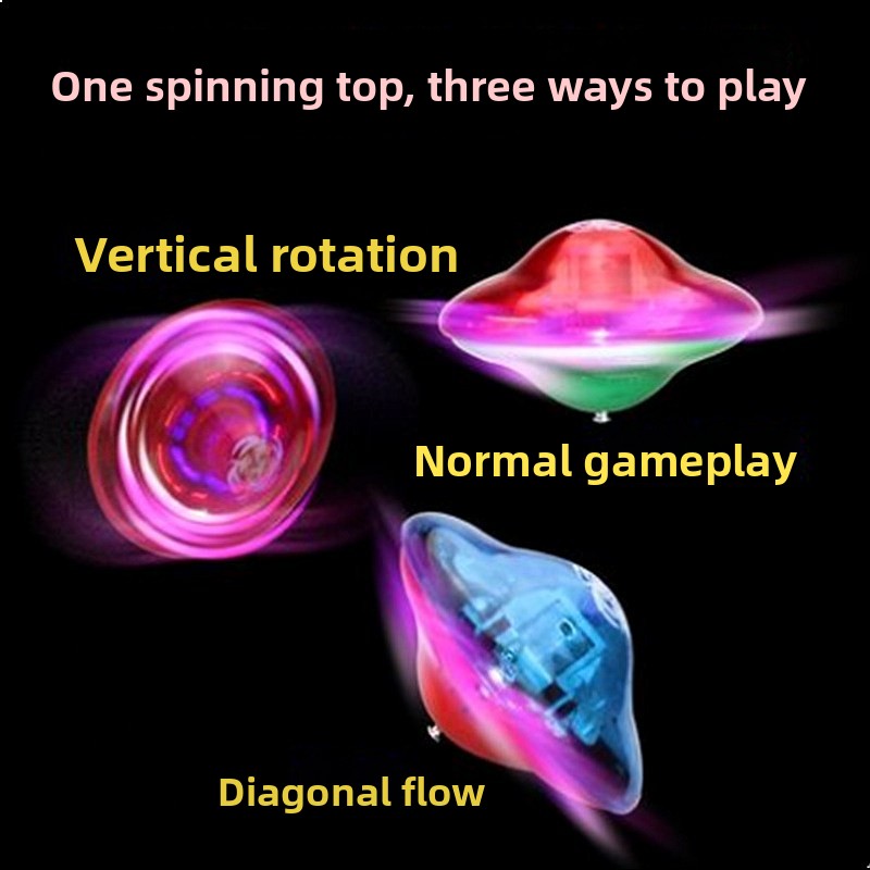 UFO Flashing Music Gyro Electr - Spin Top Gyro Toy recension och pris