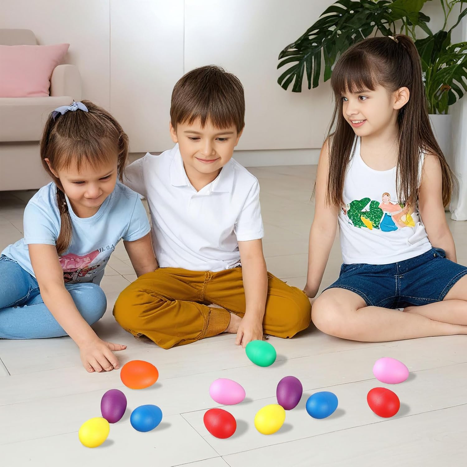 2Pcs Plastic Egg Shakers Percu - Kids Toys Easter recension och pris
