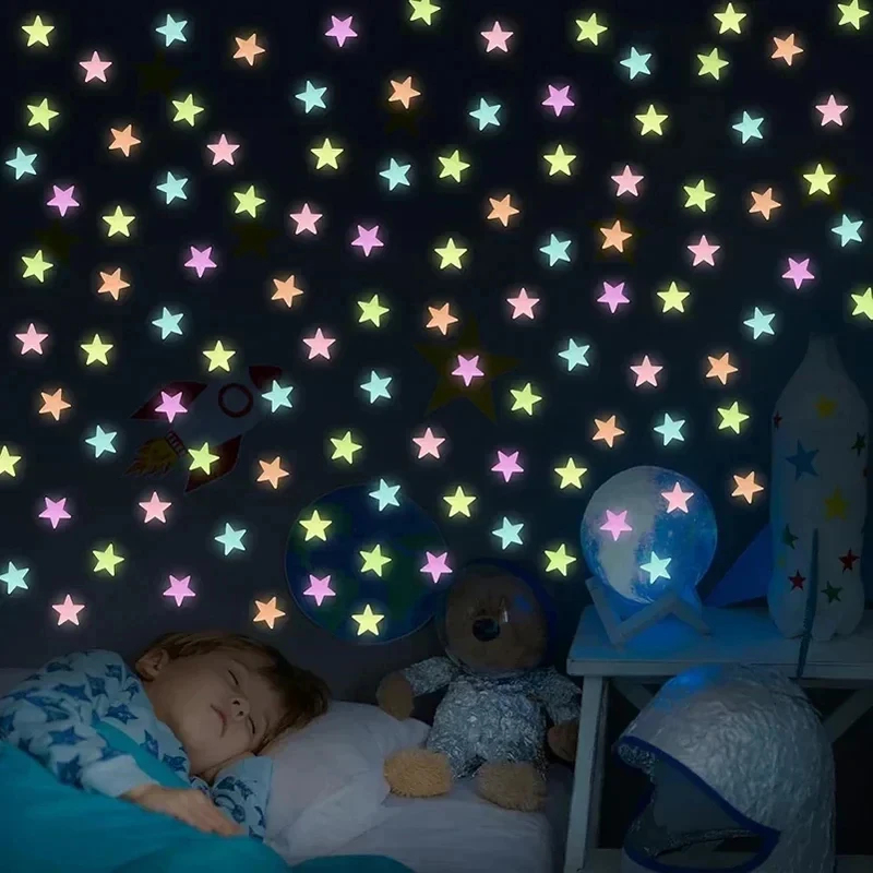50-100Pcs Glow In The Dark Sta - Glow In Dark Stars recension och pris