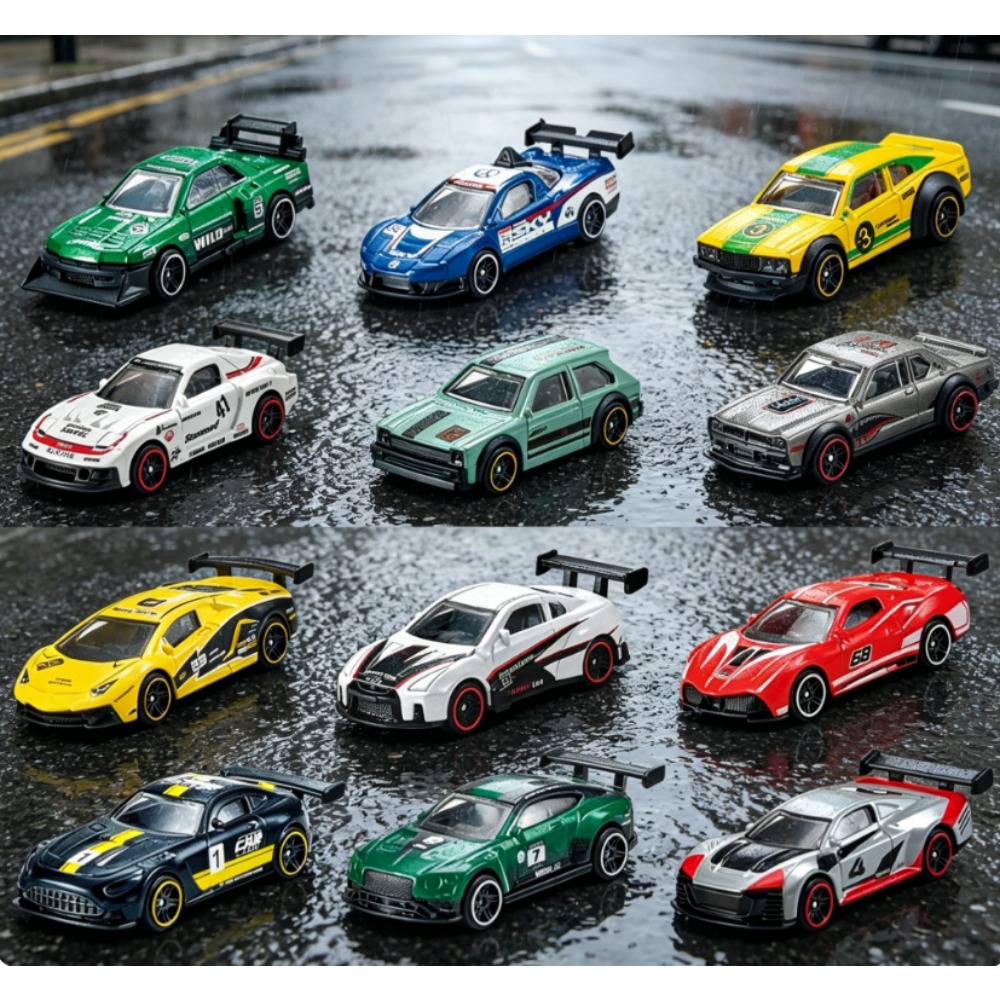 1:64 Alloy Racing Car 6Pcs Set - Kids Toys Vending Machine recension och pris