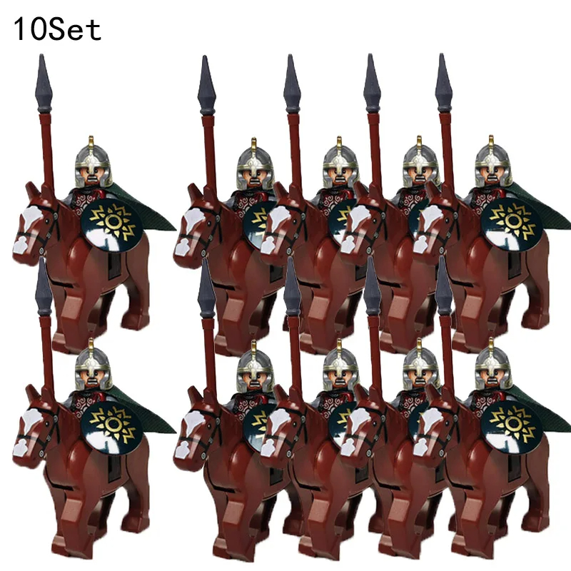 10 Sets Medieval Knights Dark  - Kids Toys Under $10 recension och pris