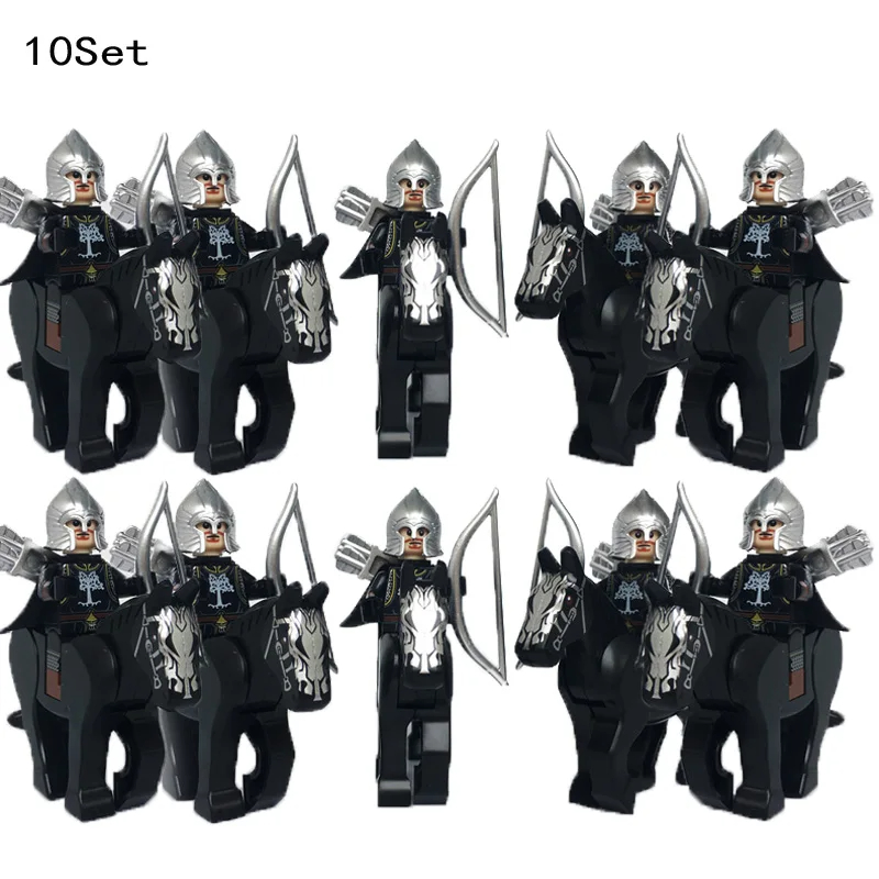 10 Sets Medieval Knights Dark  - Kids Toys Under $10 recension och pris