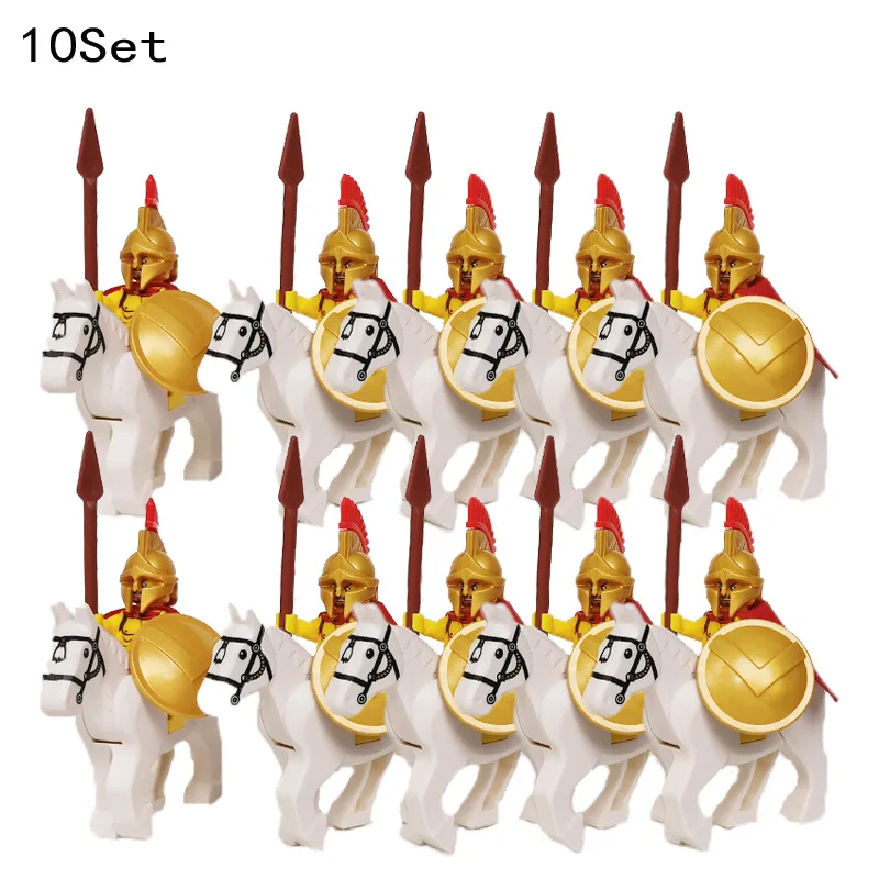 10 Sets Medieval Knights Dark  - Kids Toys Under $10 recension och pris