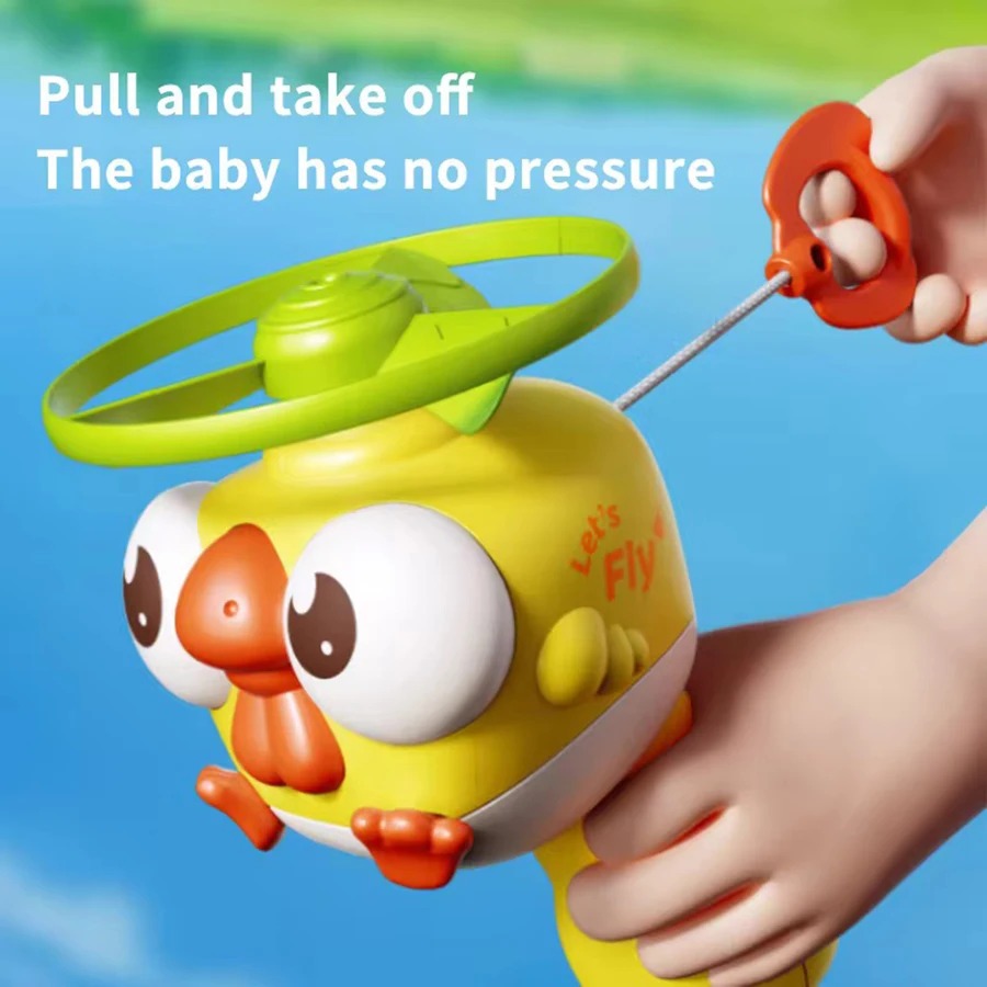 Kids Pull-Cord Bamboo-Copter U - Kids Toys Under $10 recension och pris