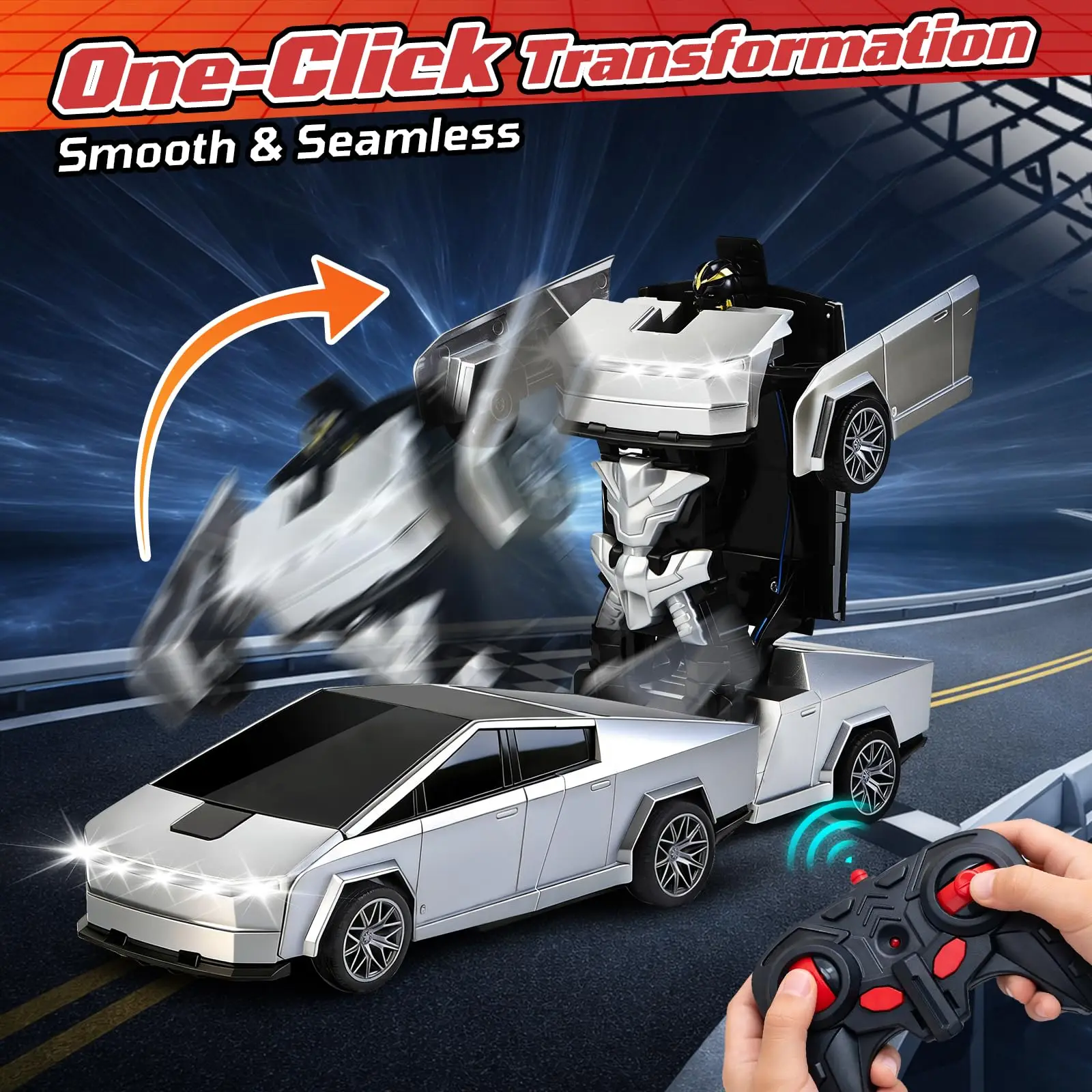 2.4GHz RC Transforming Robot C - Kids Xbox Toys recension och pris