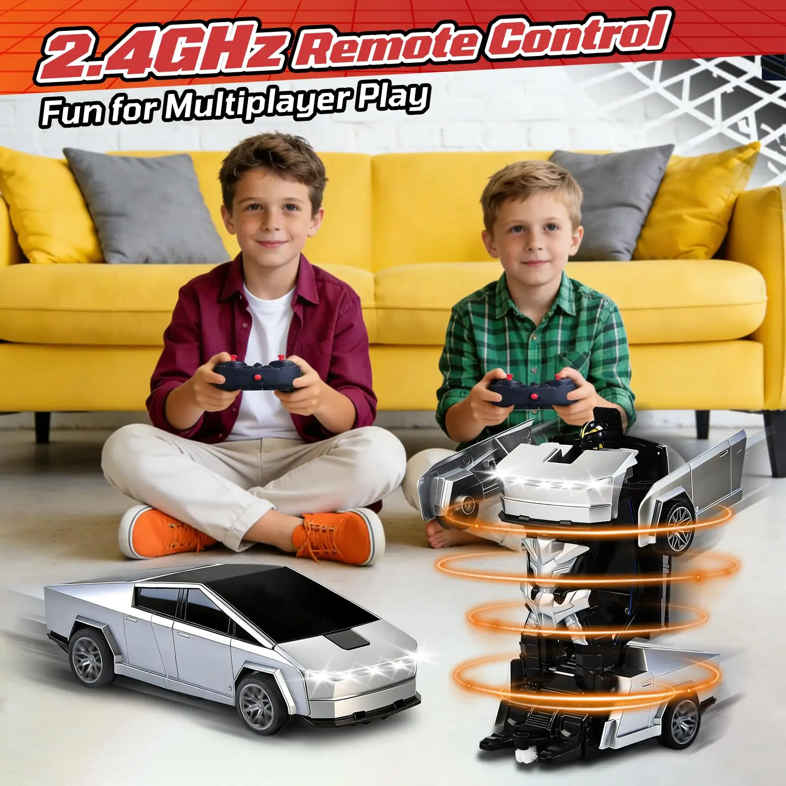 2.4GHz RC Transforming Robot C - Kids Xbox Toys recension och pris