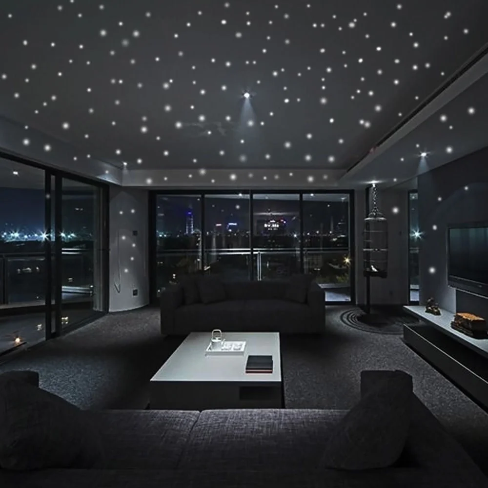 407 Pcs Wall Stickers Wall Dec - Glow In Dark Stars recension och pris