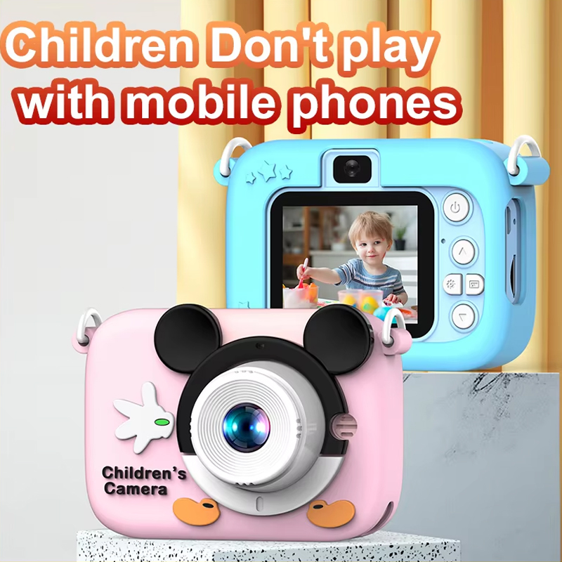 Kids Cartoon Camera 1080P HD 2 - Kids Toys Top View recension och pris