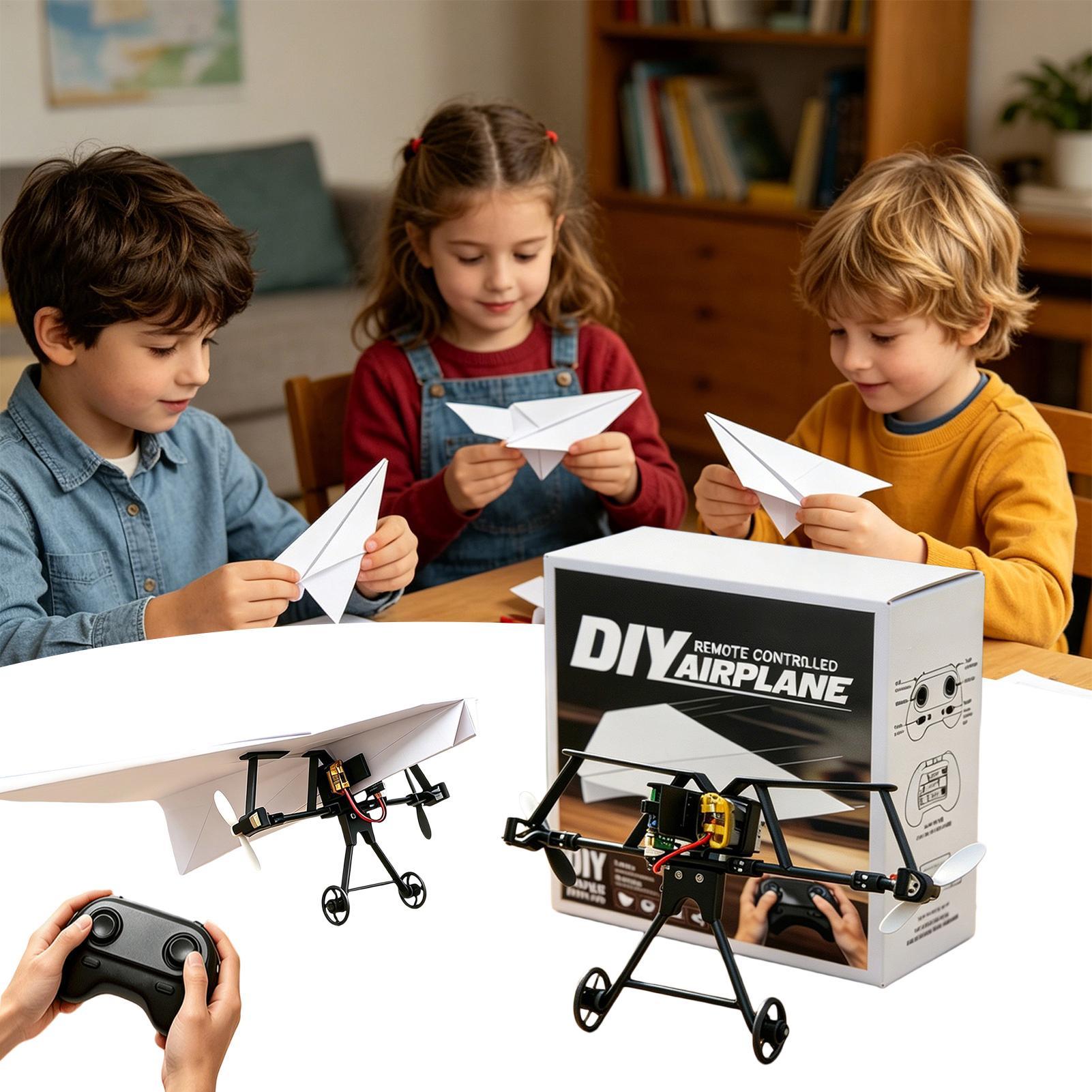 DIY RC Paper Airplane Kit Plan - Kids Toys Kit recension och pris