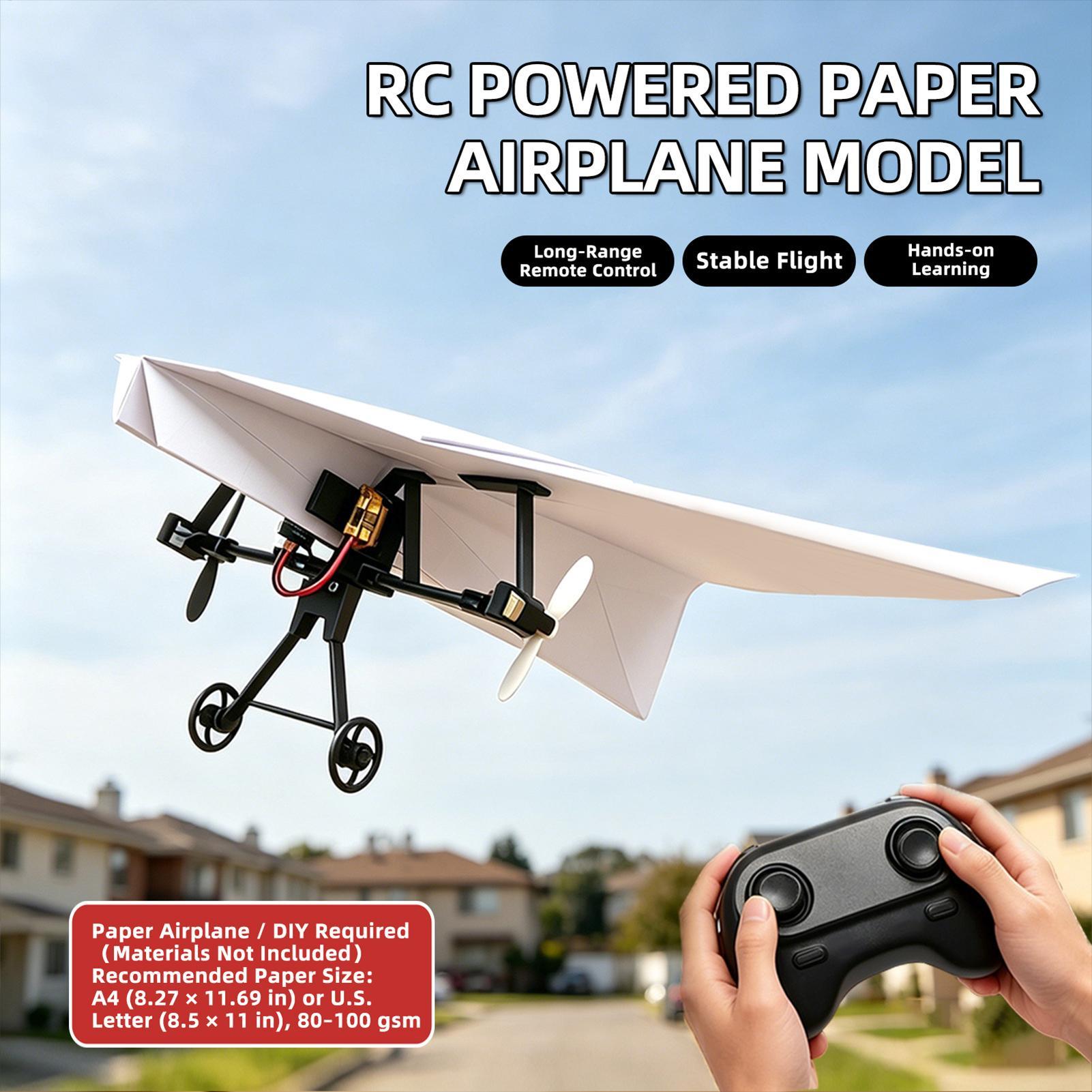 DIY RC Paper Airplane Kit Plan - Kids Toys Kit recension och pris