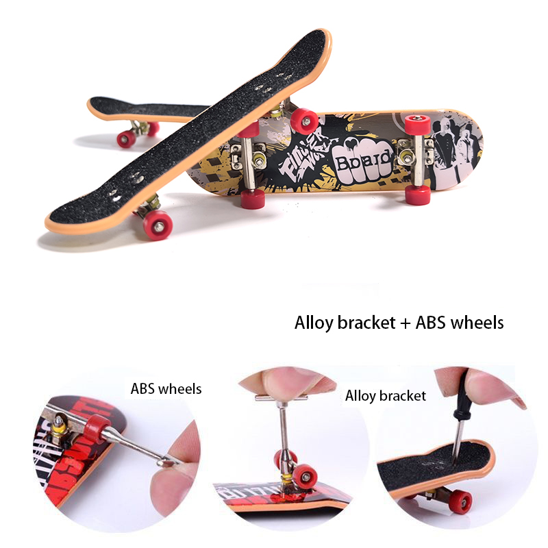 DIY Finger Skateboard Scene Ve - Kids Toys Under $10 recension och pris