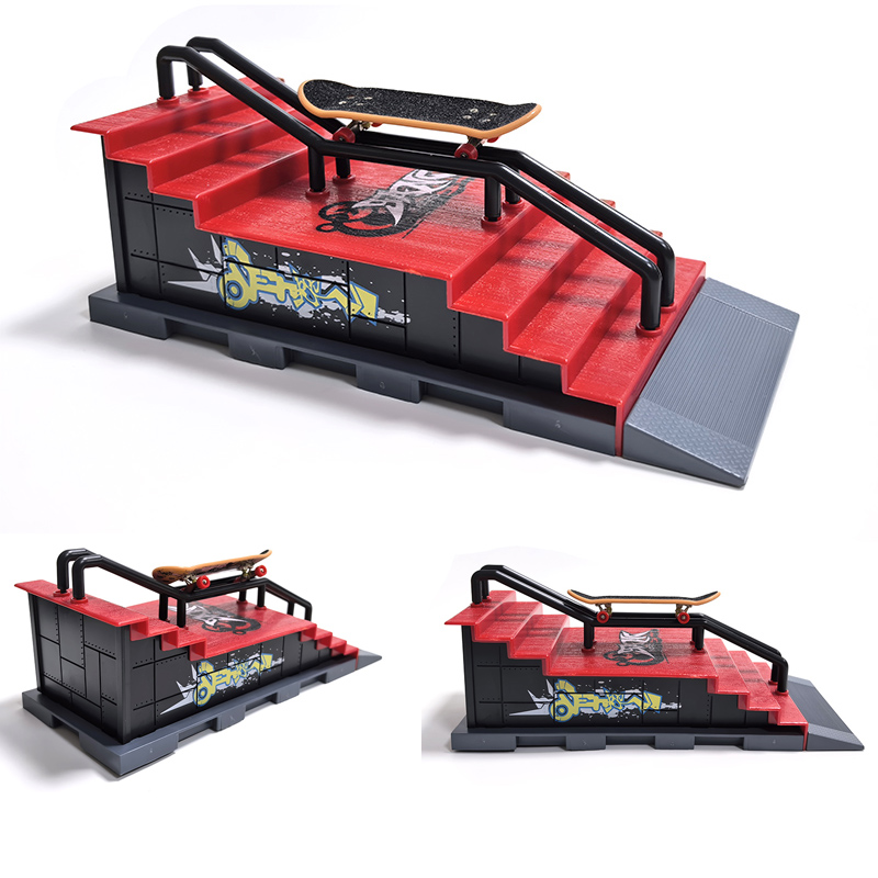 DIY Finger Skateboard Scene Ve - Kids Toys Under $10 recension och pris