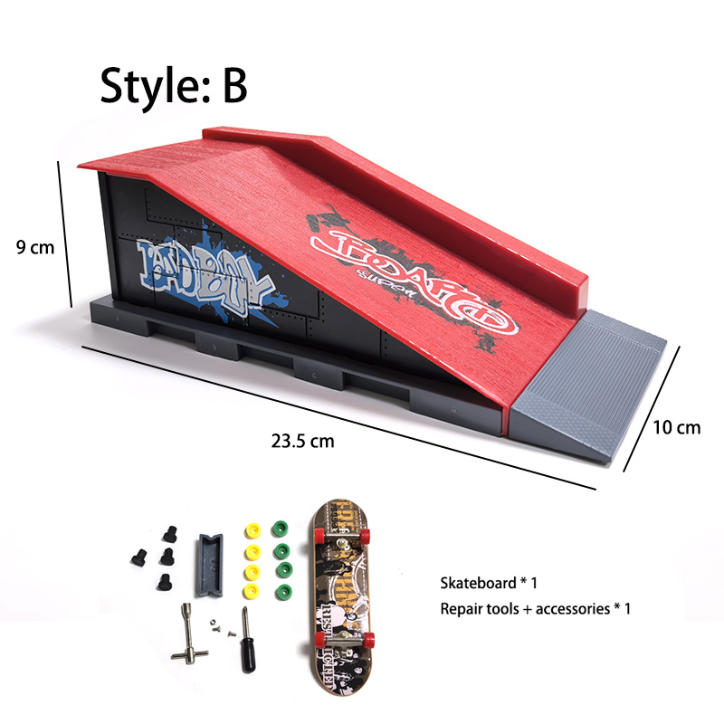 DIY Finger Skateboard Scene Ve - Kids Toys Under $10 recension och pris
