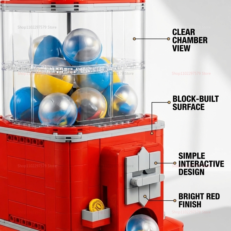 1343 PCS Vending Machine Build - Kids Toys Vending Machine recension och pris