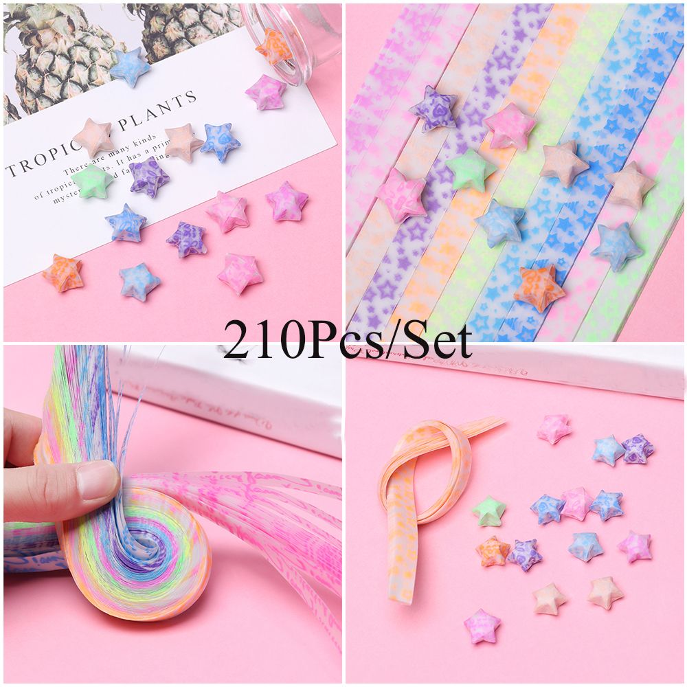 210pcs/lot Glow in Dark Lucky  - Glow In Dark Stars recension och pris