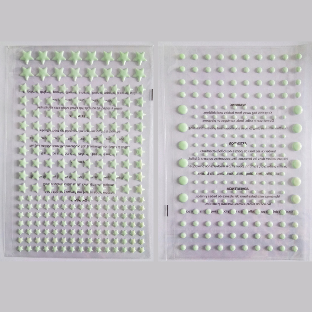 202 Pcs/Set 3D Bubble Stars Do - Glow In Dark Stars recension och pris