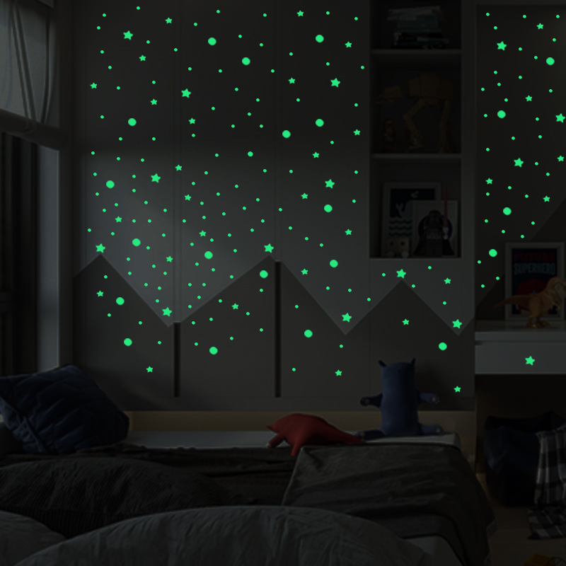 202 Pcs/Set 3D Bubble Stars Do - Glow In Dark Stars recension och pris