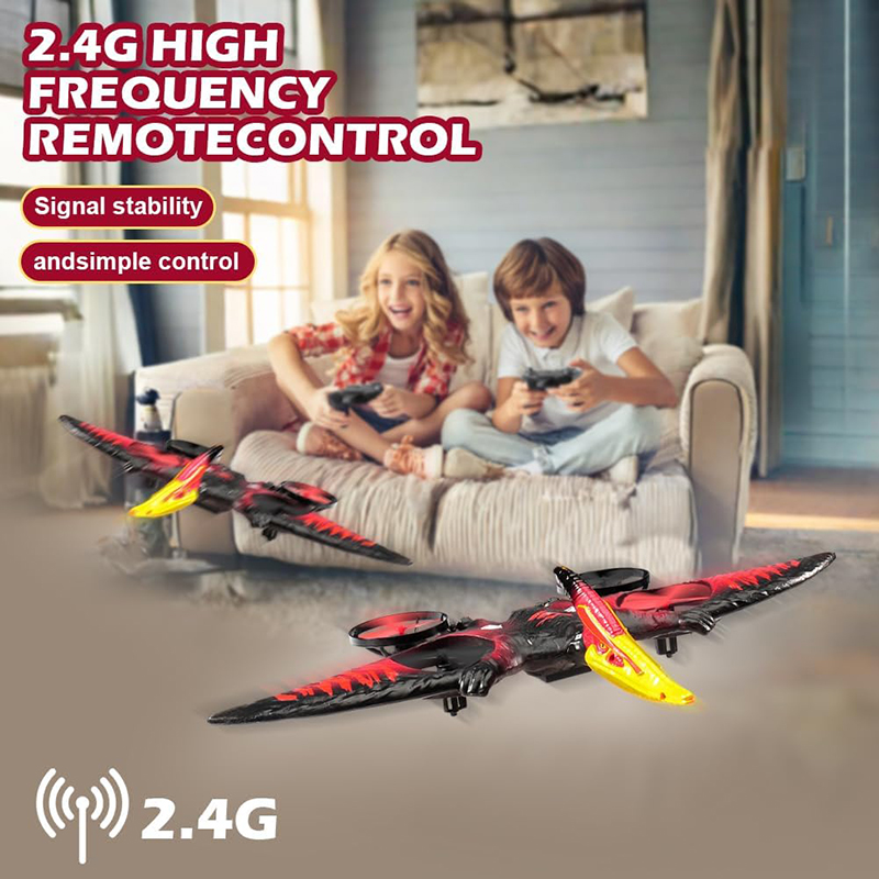 RC Plane Pterosaur 2.4G 6-Axis - Kids Toys Under $10 recension och pris