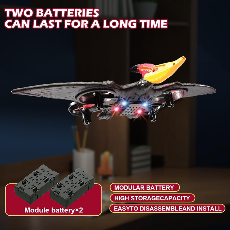 RC Plane Pterosaur 2.4G 6-Axis - Kids Toys Under $10 recension och pris