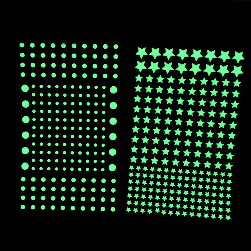 211pcs 3D Bubble Luminous Star - Glow In Dark Stars recension och pris