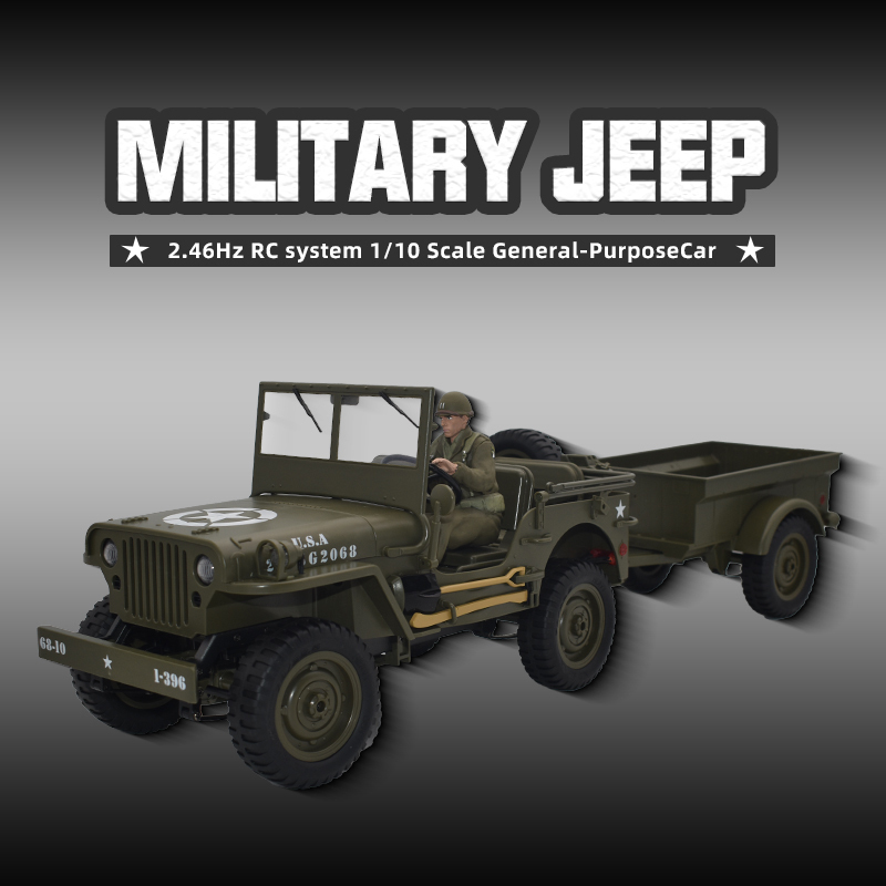 JJRC C8815 RC Car 1941 JEEP WI - Kids Toys Under $10 recension och pris