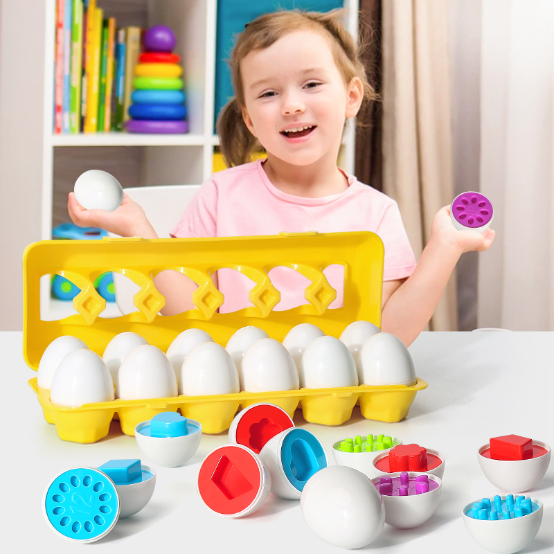 Eggs Screws 3D Puzzle Montesso - Kids Toys Easter recension och pris