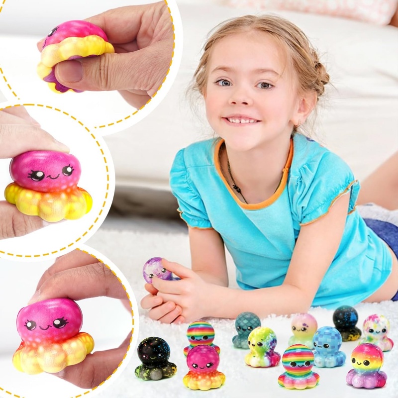 Octopus Slow Squeeze Squishies - Kids Toys Easter recension och pris