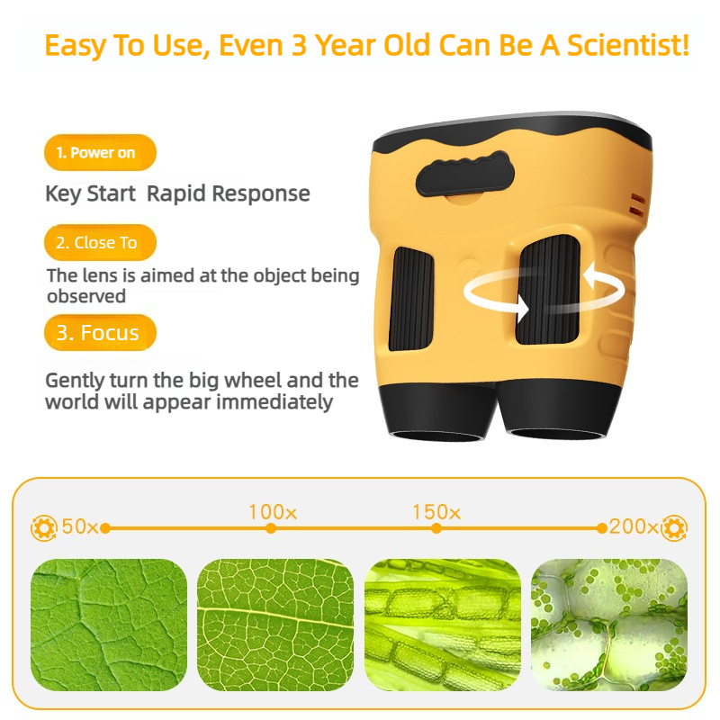 Microscope Camera Digital Hand - Kids Toys Top View recension och pris