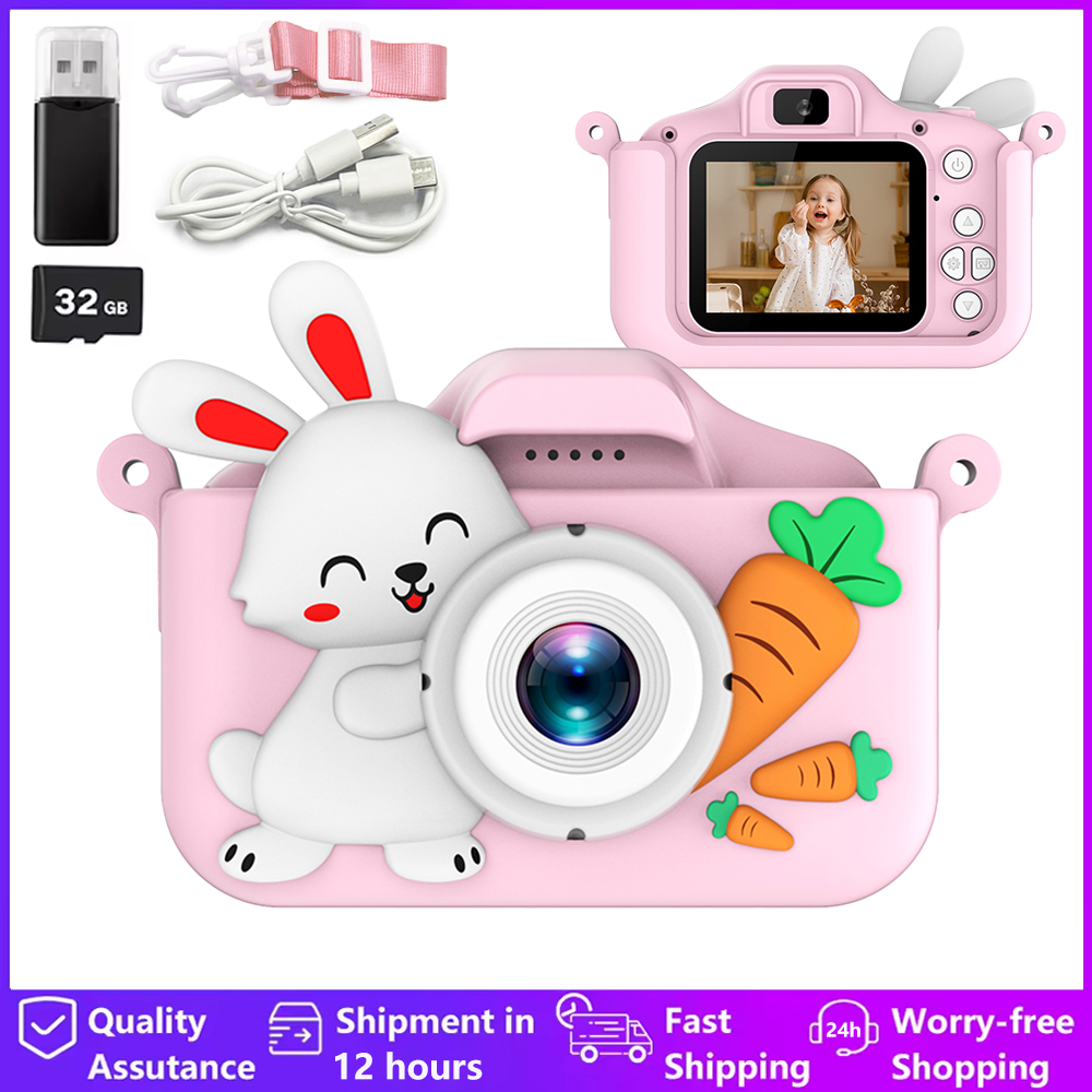 Kids Camera Digital Dual Camer - Kids Toys Top View recension och pris