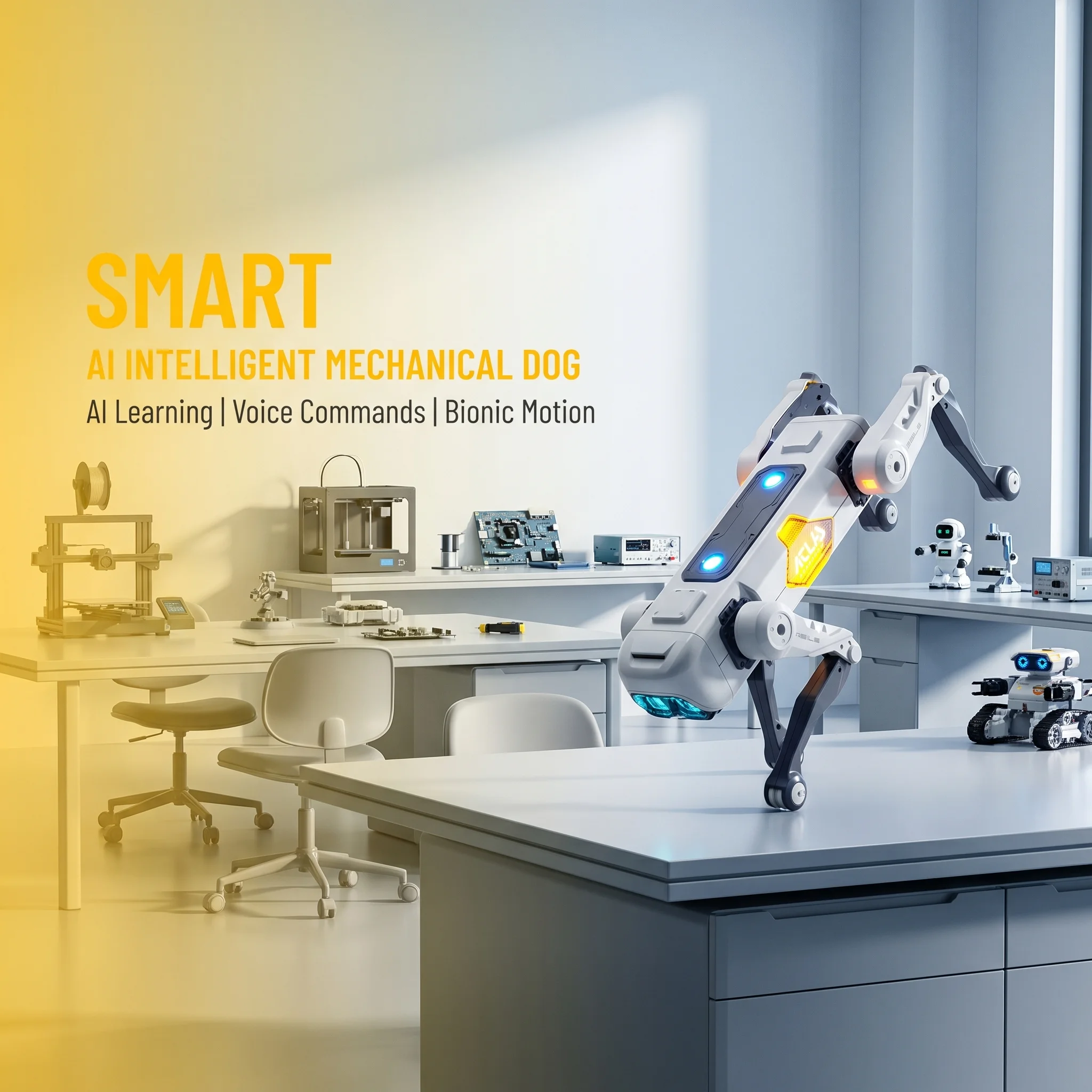 AI Smart Robot Dog, Voice & AP - Kids Toys Young recension och pris