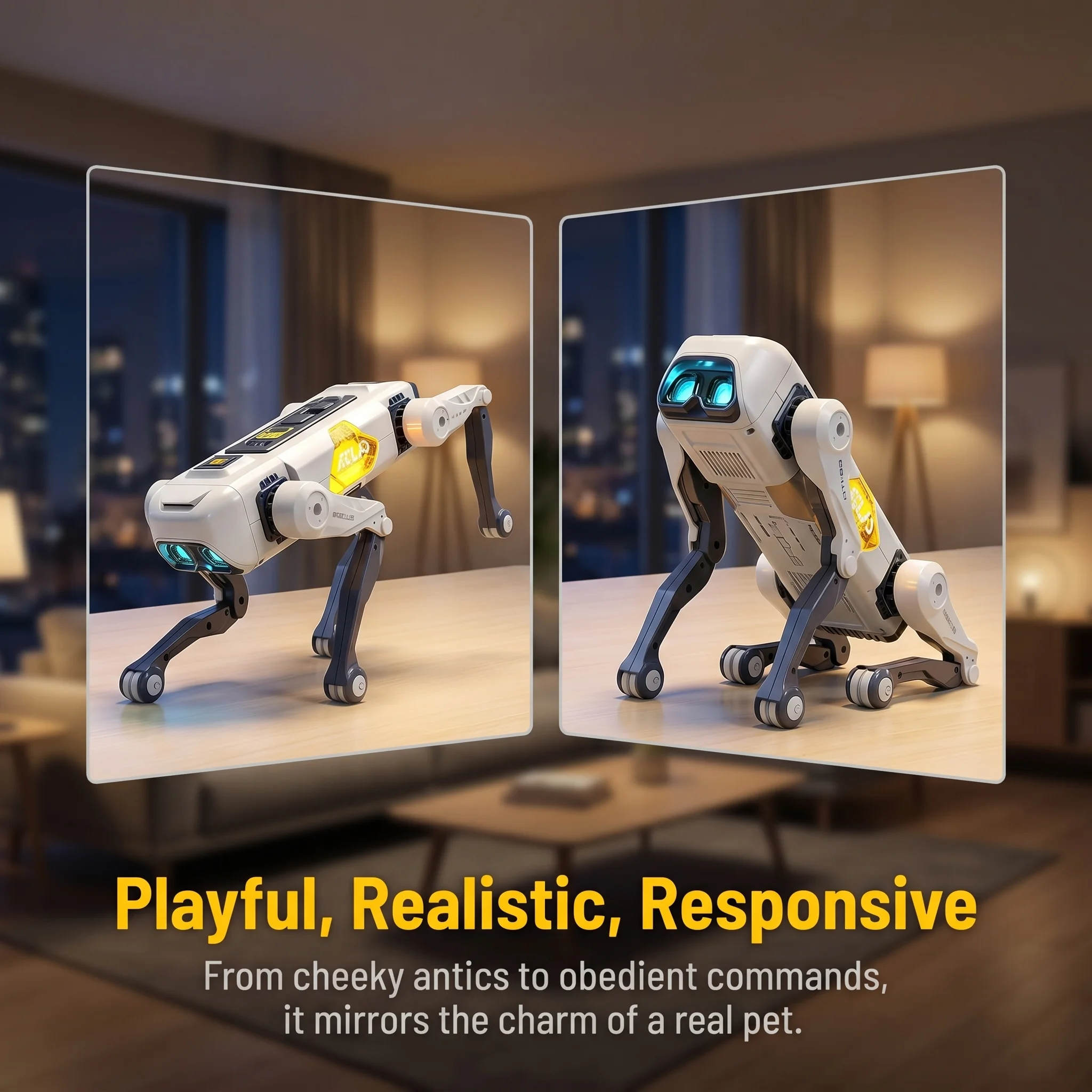 AI Smart Robot Dog, Voice & AP - Kids Toys Young recension och pris
