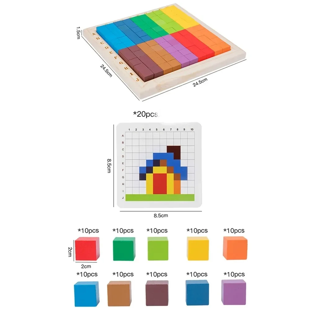 Montessori Color Counting Buil - Kids Toys Under $10 recension och pris