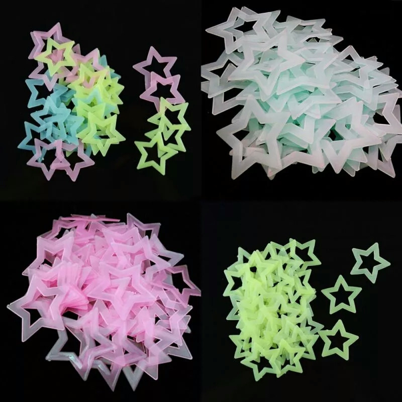 3D Hollow Star Energy Storage  - Glow In Dark Stars recension och pris