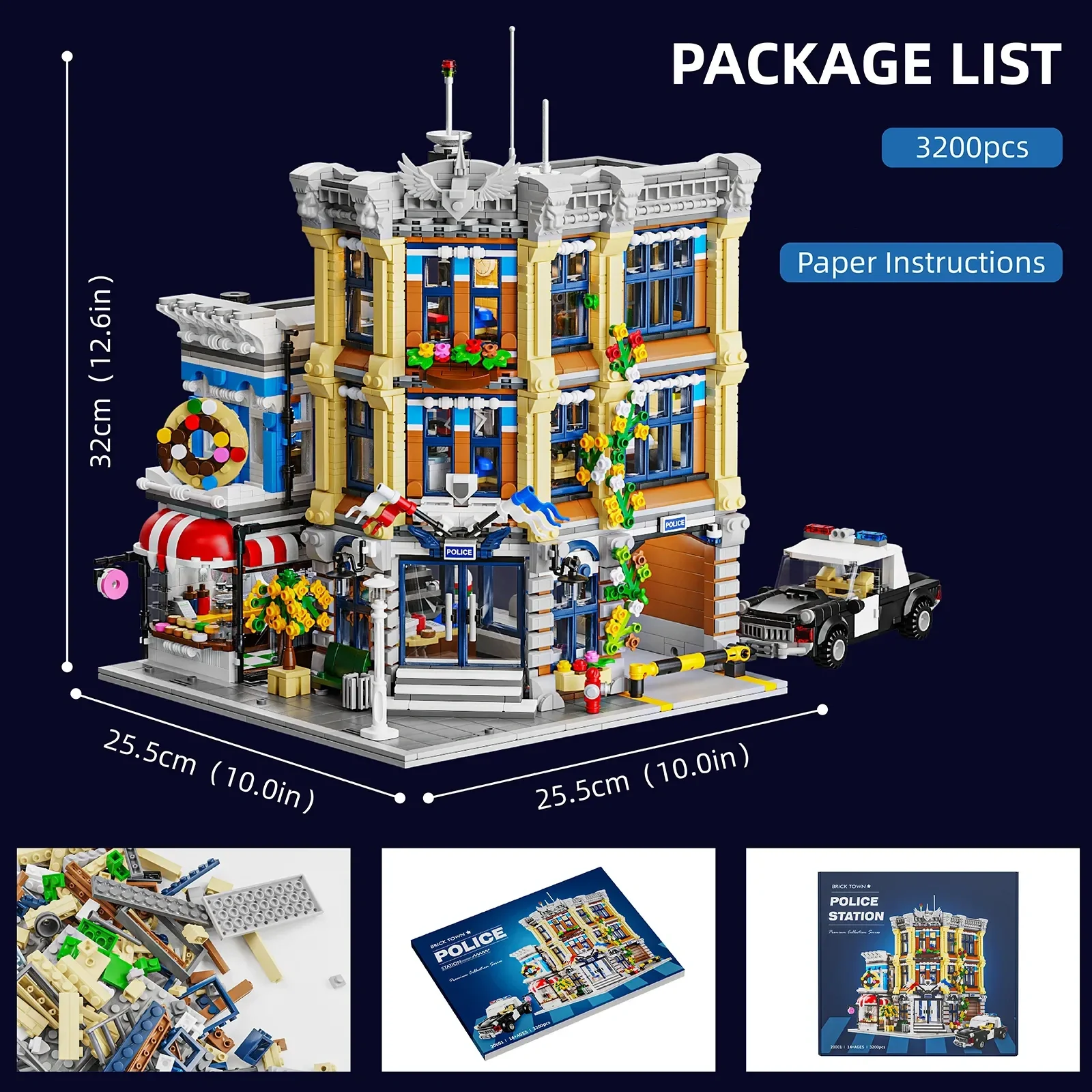 Town Police Station with 6 Fig - Kids Toys Store recension och pris
