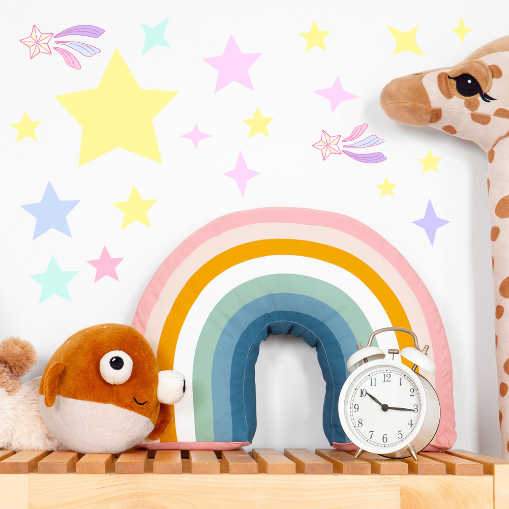 Colorful Stars Luminous Wall S - Glow In Dark Stars recension och pris