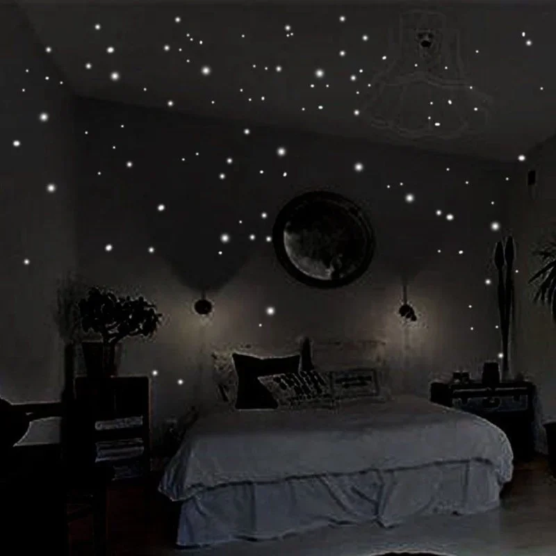 407pcs Luminous Wall Stickers  - Glow In Dark Stars recension och pris